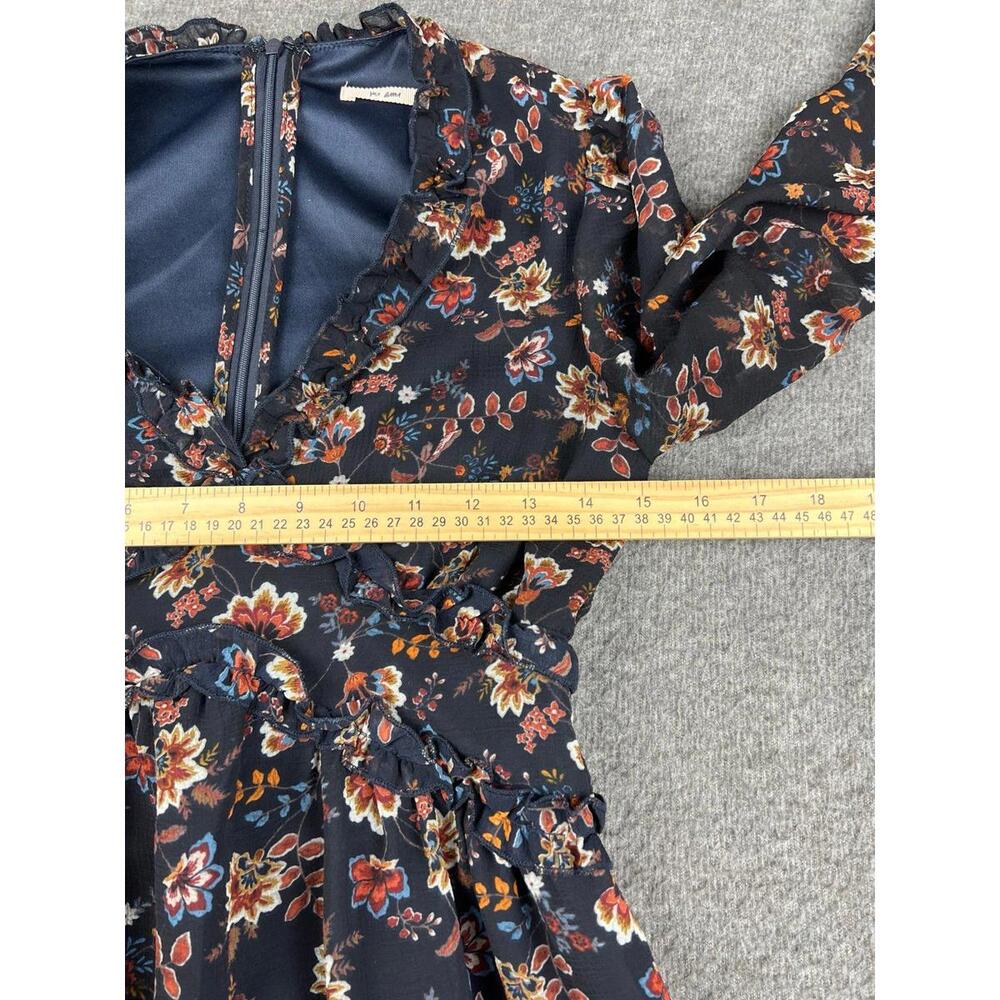 mi ami Women's Long Sleeve Floral Dress Size XS‎ - Picture 6 of 7